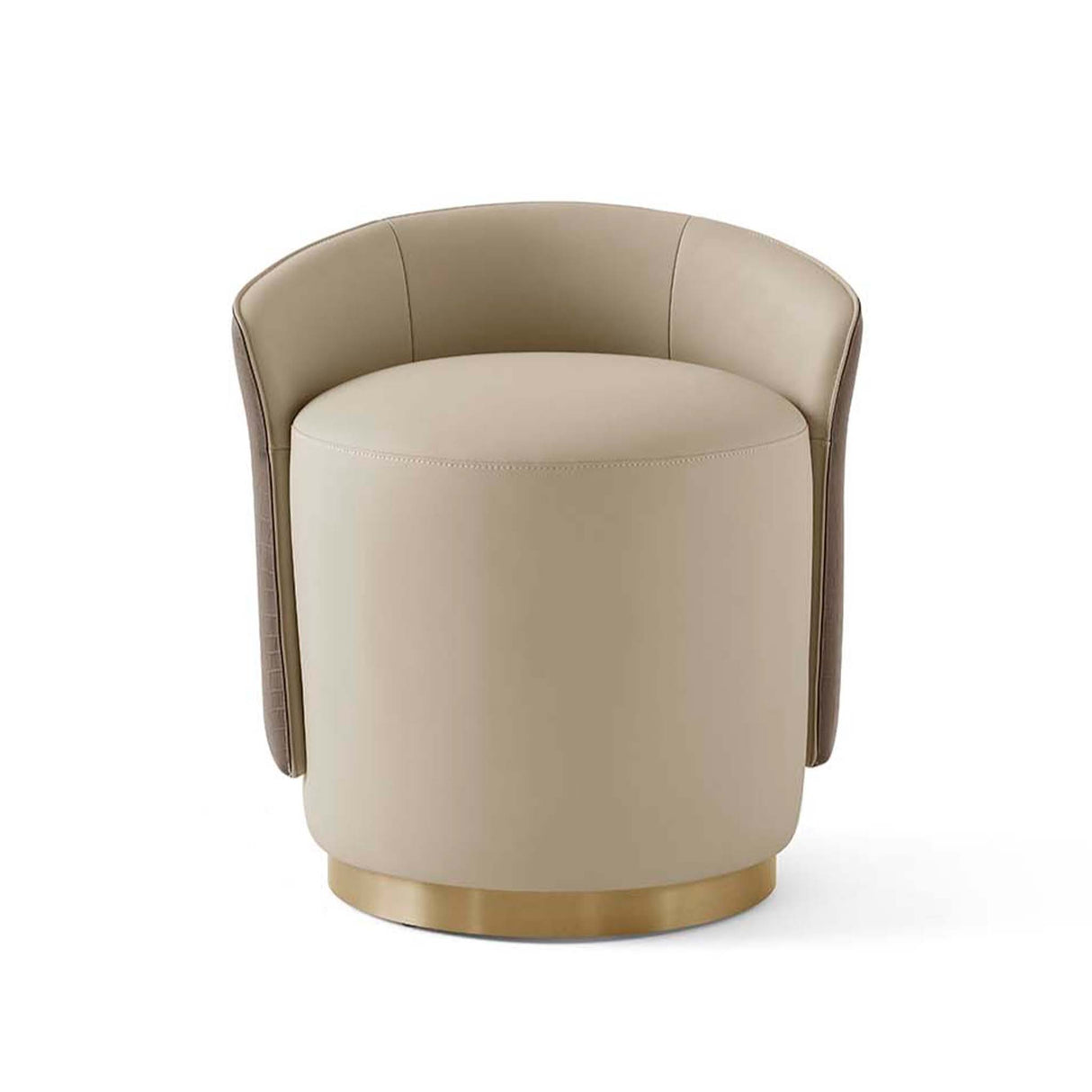 كرسي تسريحة نولا باللون البني