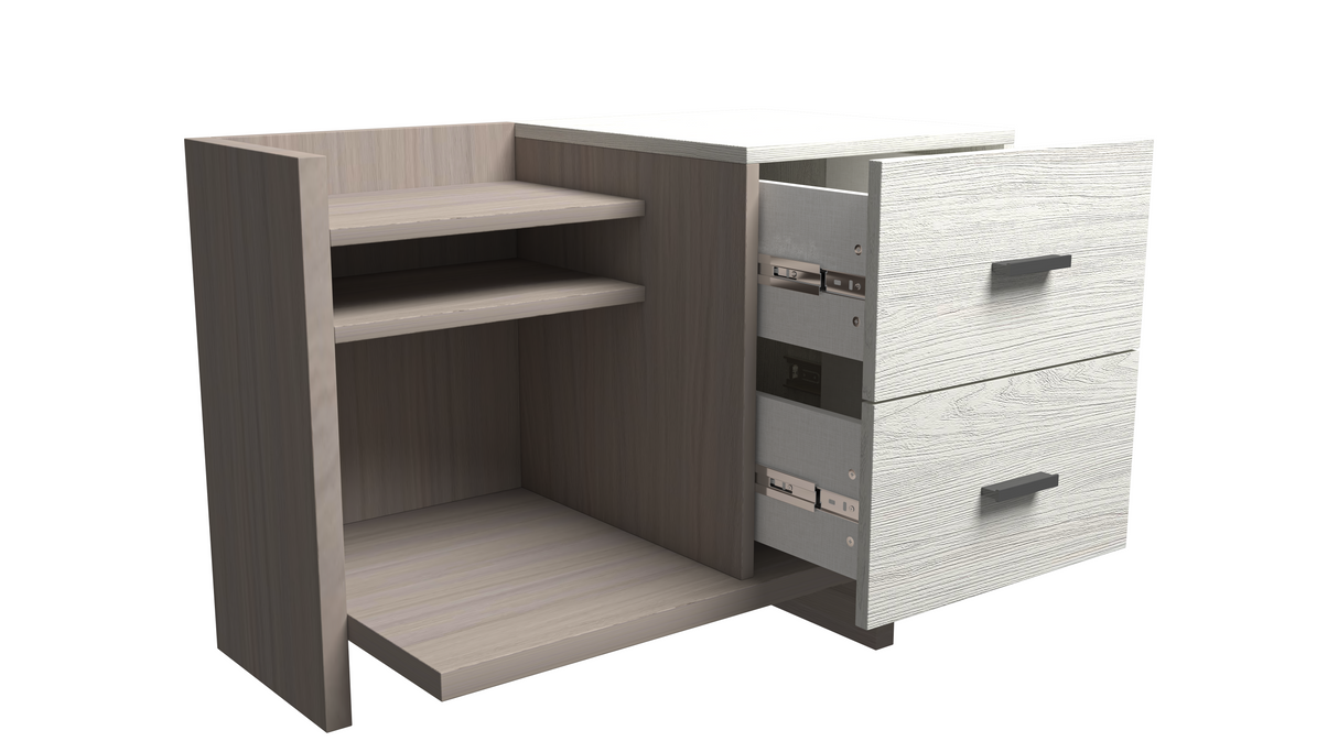 غرفة نوم رولانا باللون الرمادي الفاتح