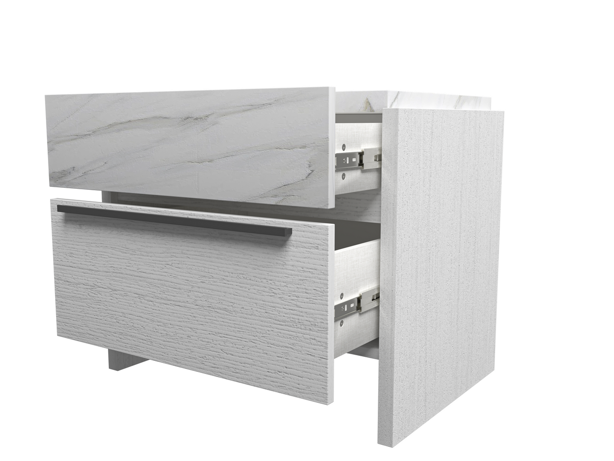 غرفة نوم أورينا باللون الأبيض