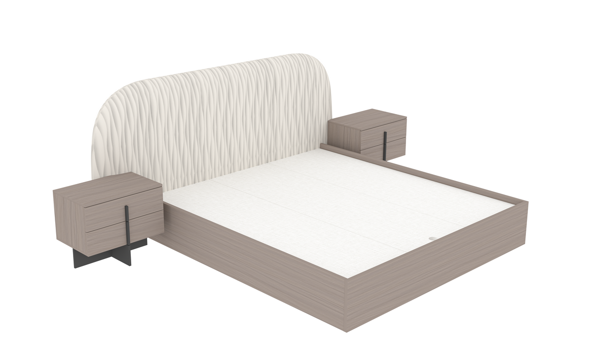 غرفة نوم لارويفا باللون البيج