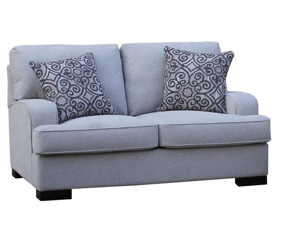 كنب ريموند ثنائي باللون الكريمي الرمادي