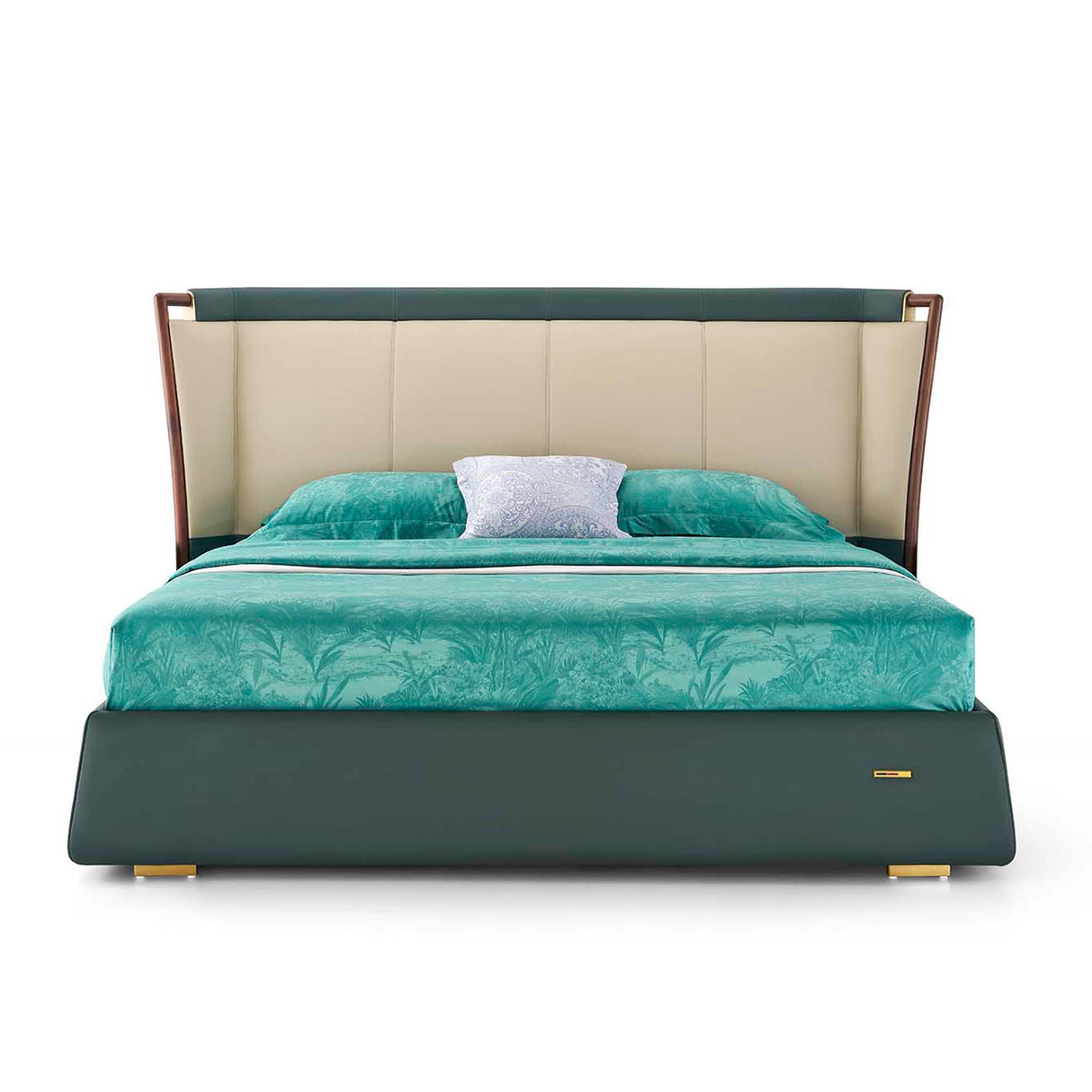 سرير كارينا باللون الأخضر