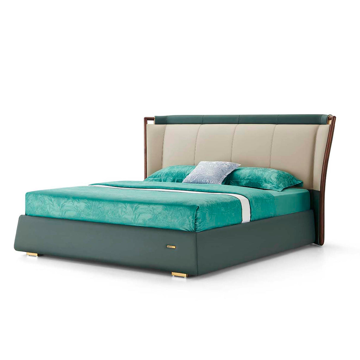 سرير كارينا باللون الأخضر