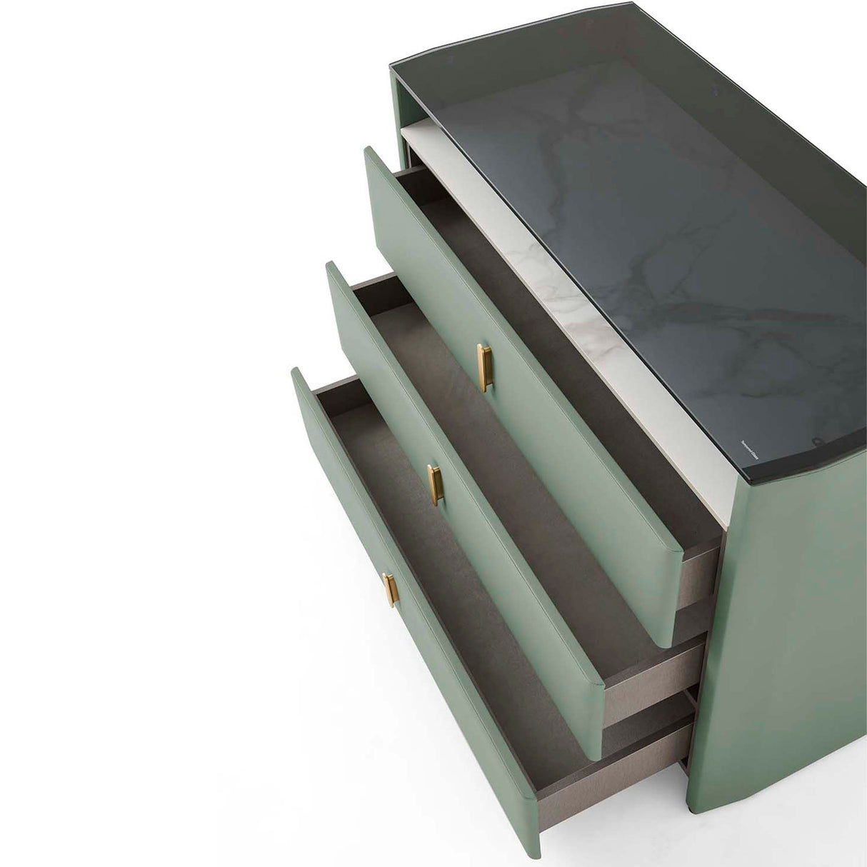 وحدة أدراج ريانا باللون الأخضر