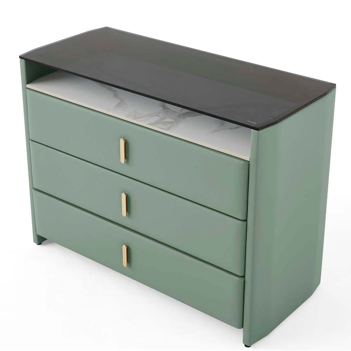 وحدة أدراج ريانا باللون الأخضر