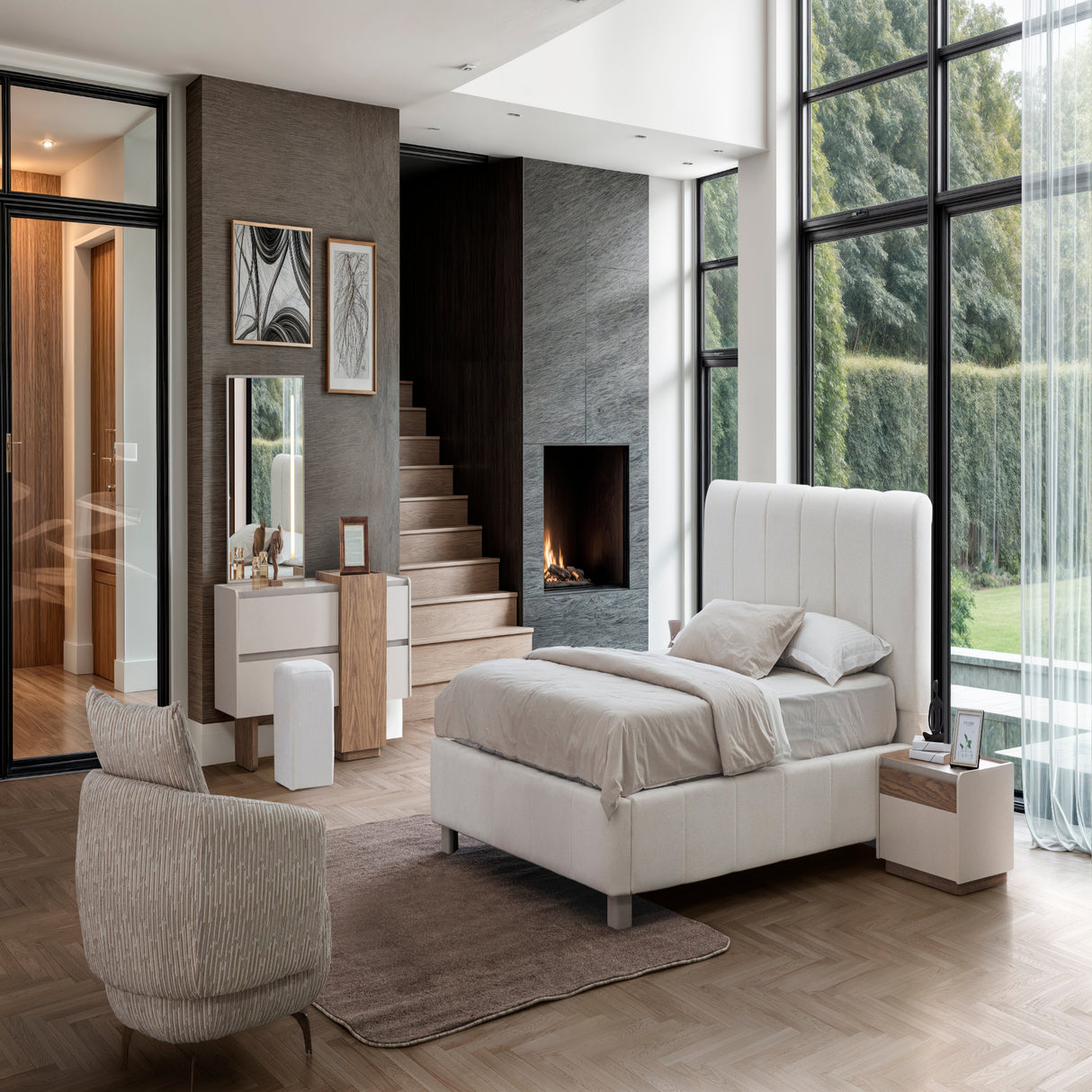 غرفة نوم كونا متعددة الألوان