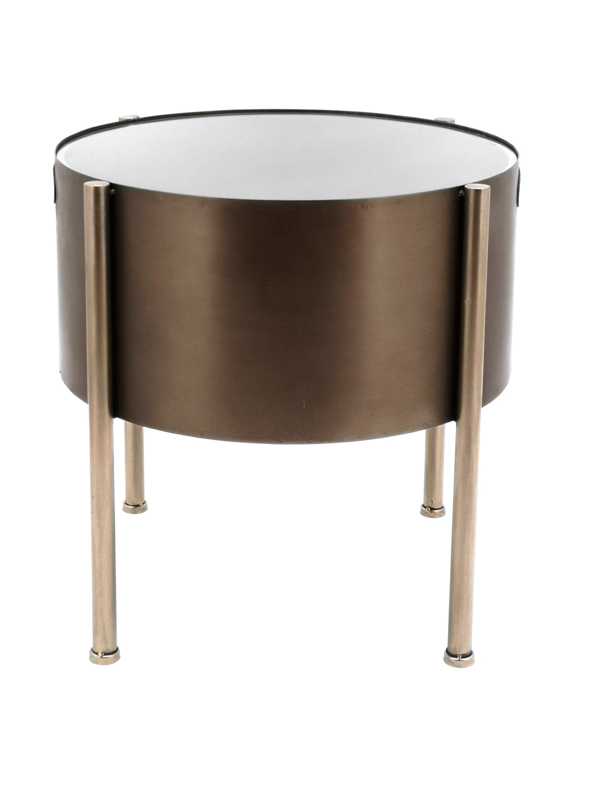 طاولة جانبية جورال باللون الذهبي | من هاي بوينت