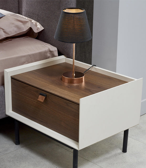 كمدينو ديرون باللون الرمادي والخشبي - High Point