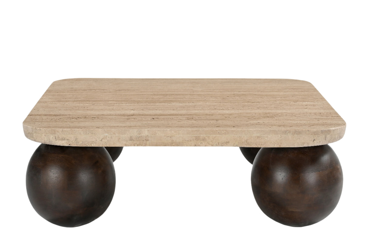 طاولة جانبية بريا باللون البيج | من هاي بوينت