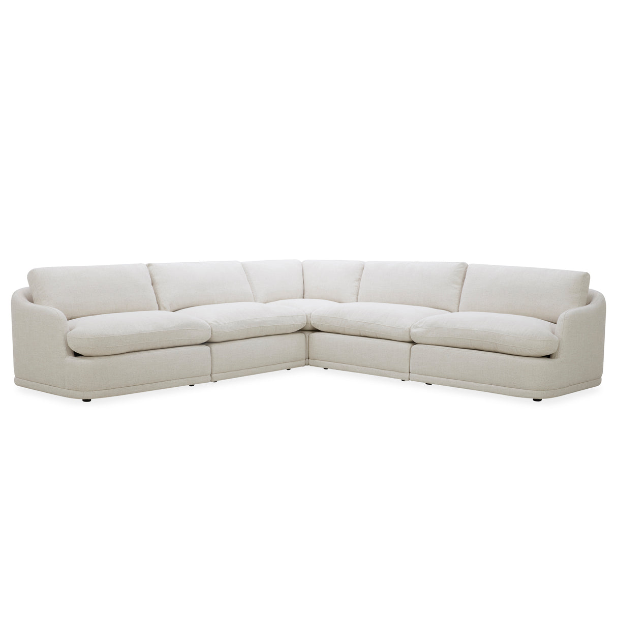 كنب زاوية فيروز باللون الأبيض