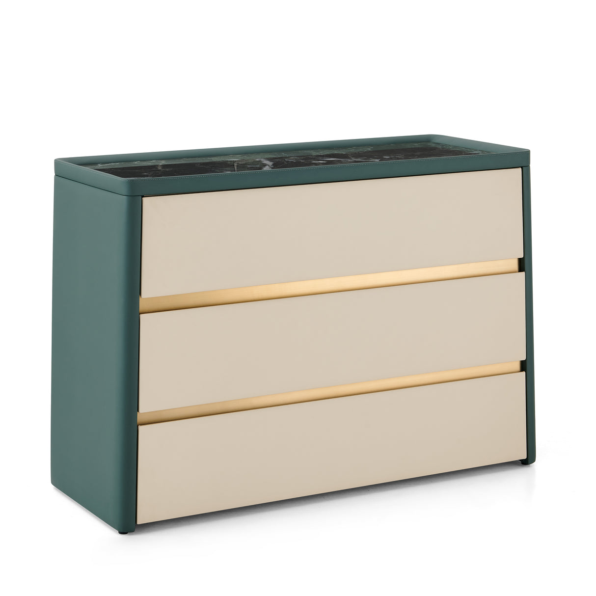 وحدة أدراج كارينا باللون الأخصر