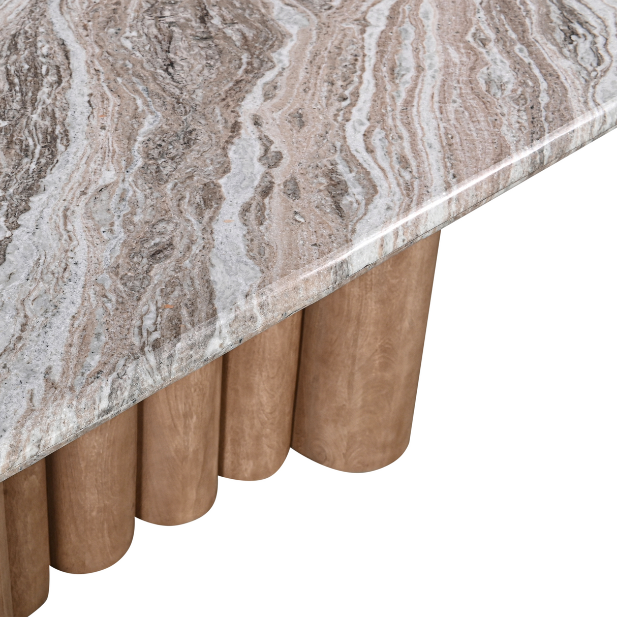 طاولة وسطية أليا باللون البني