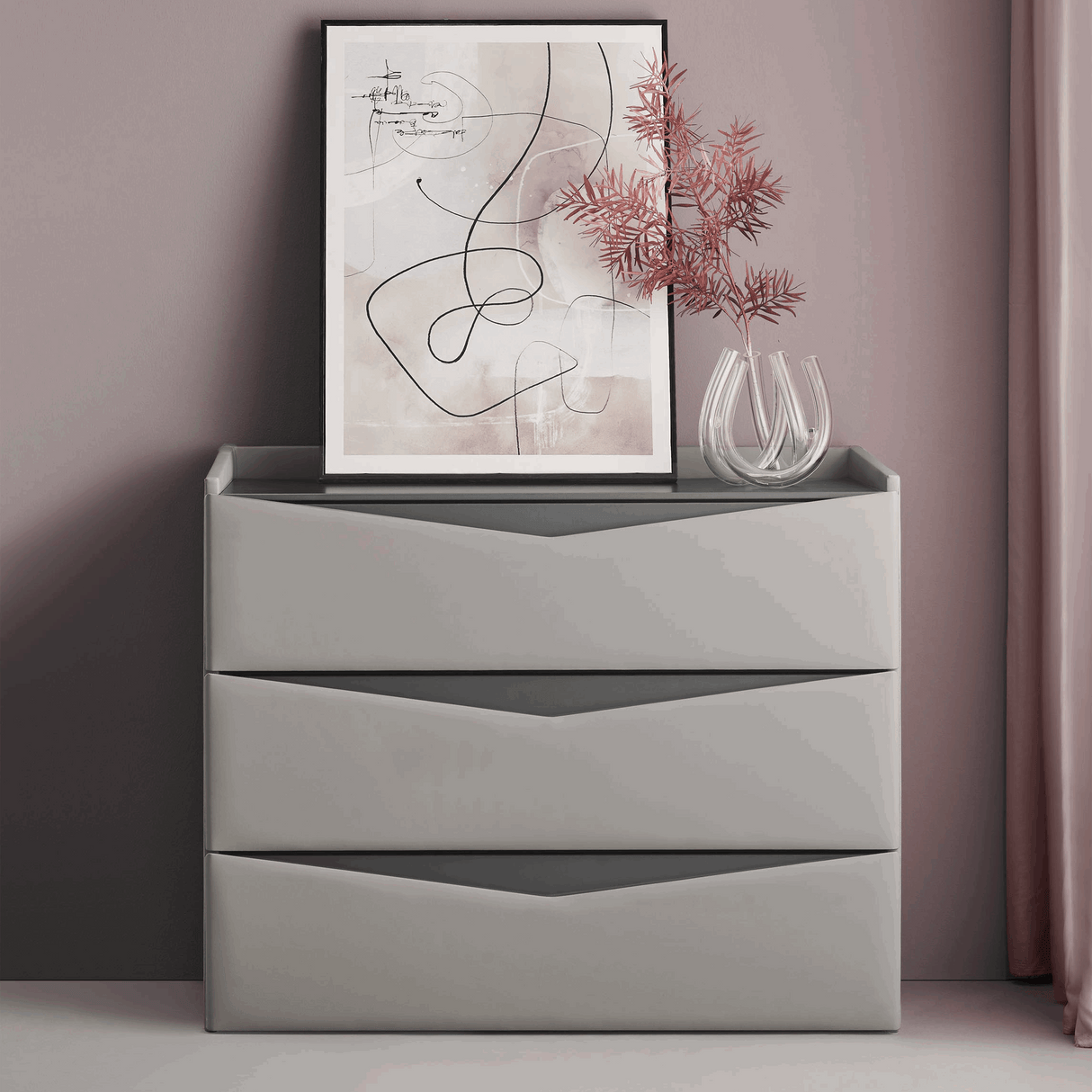 غرفة نوم نوبيل باللون البيج