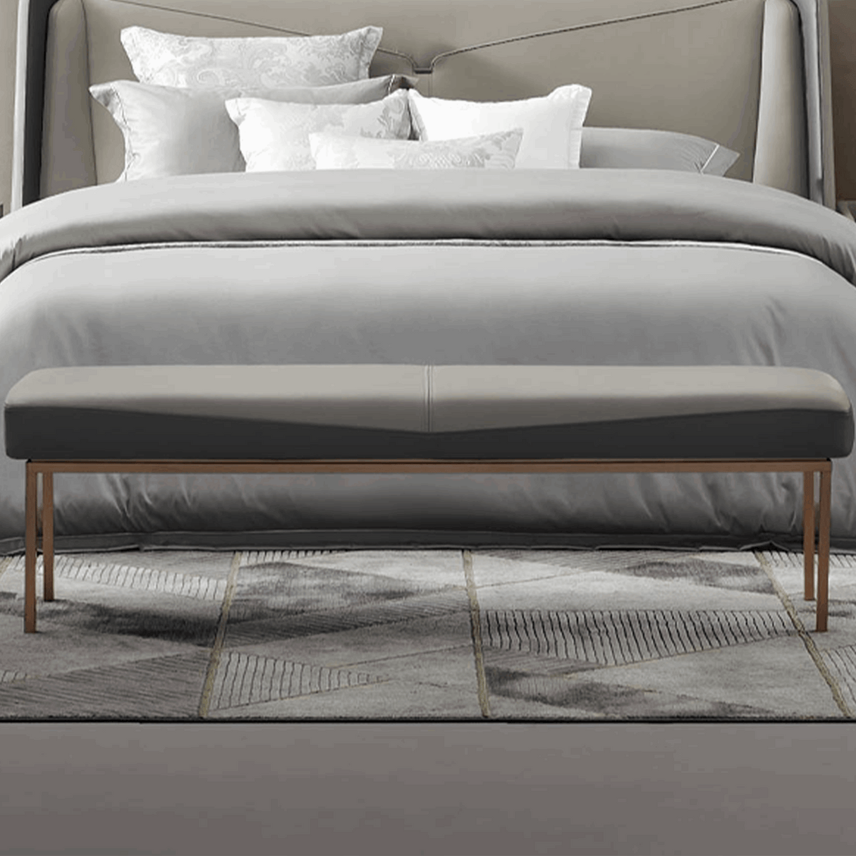 غرفة نوم نوبيل باللون البيج