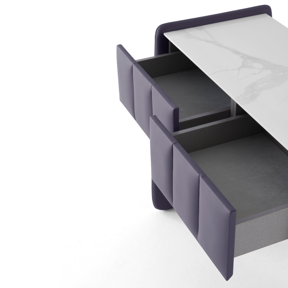 تسريحة روزا باللون الموف