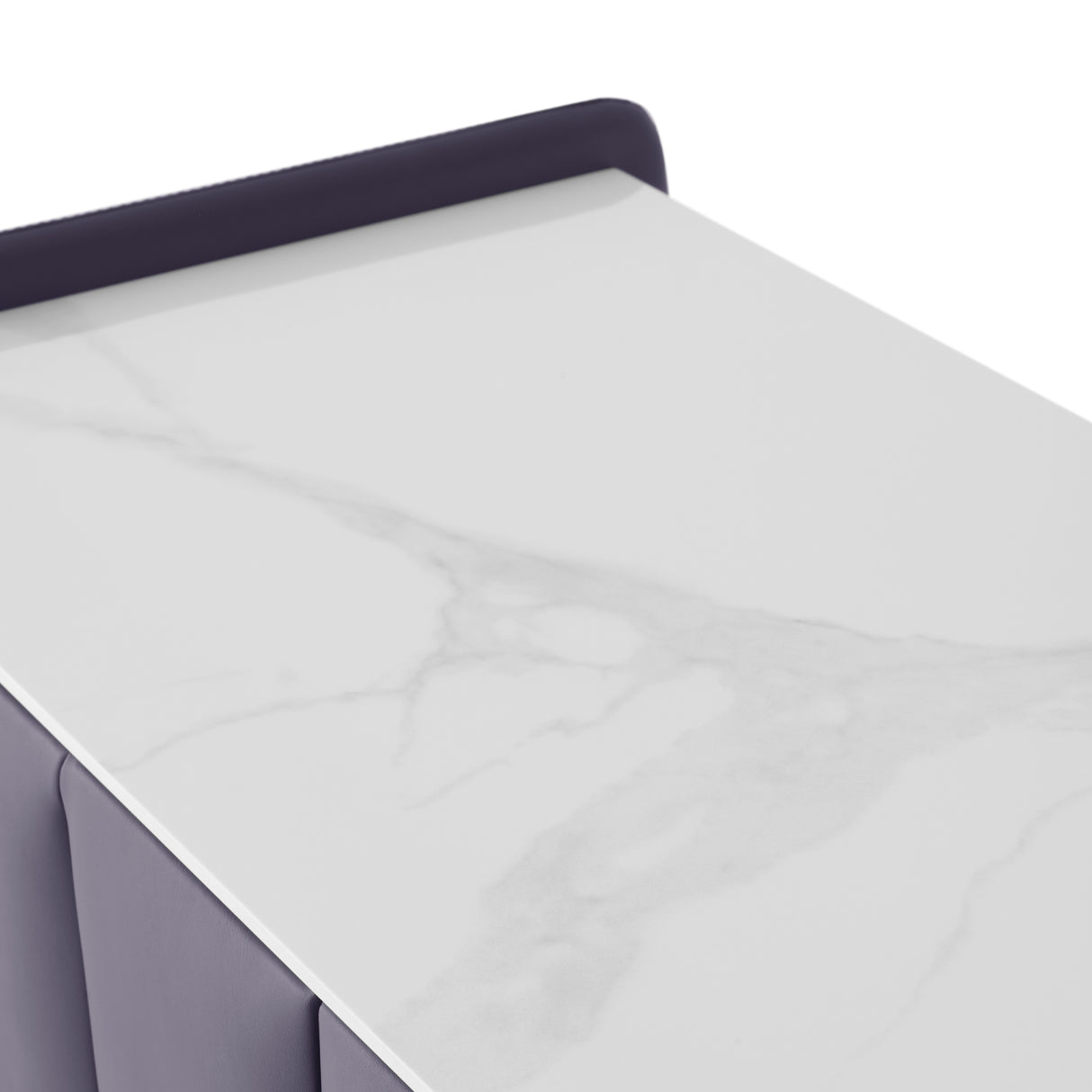 تسريحة روزا باللون الموف