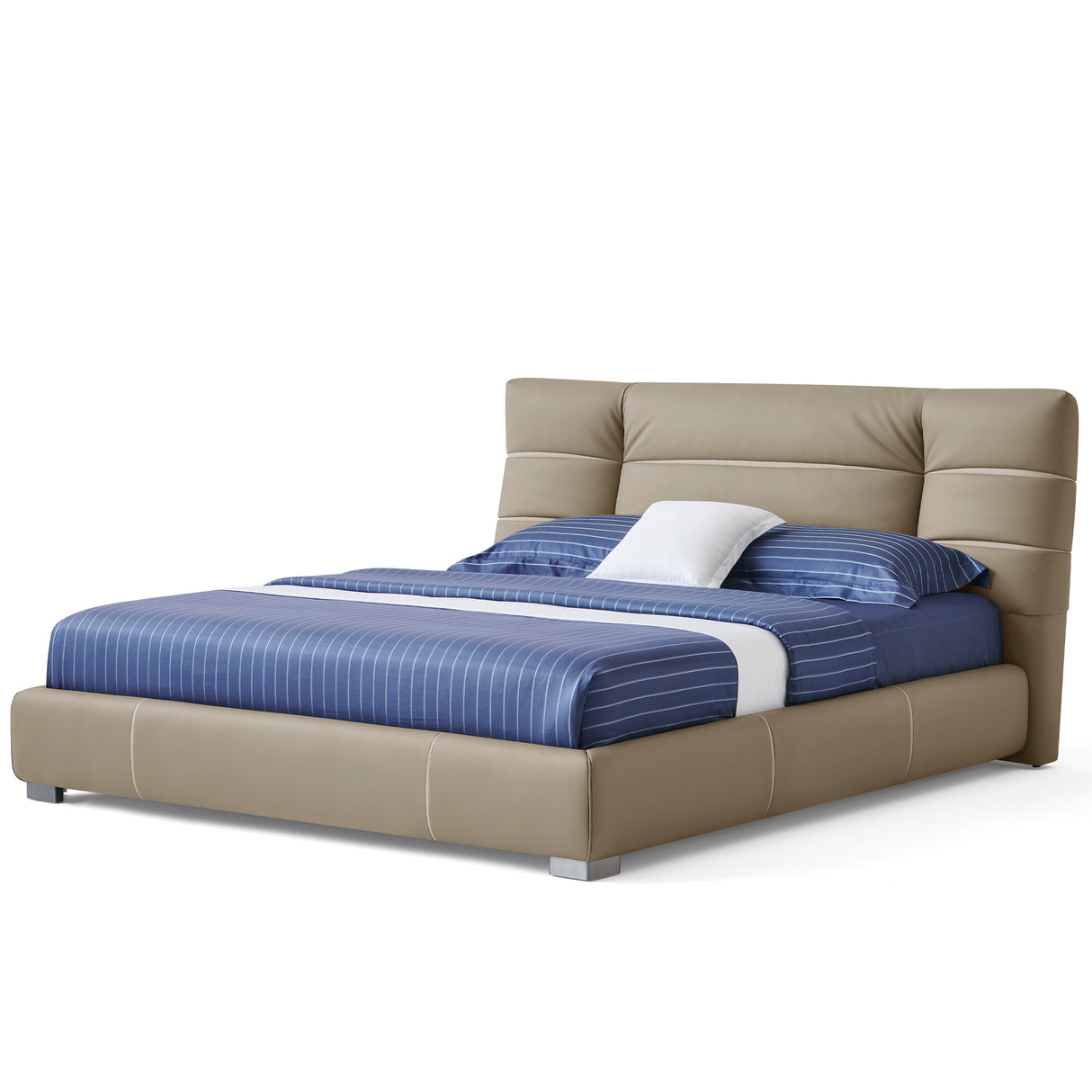 سرير نايلا باللون البني