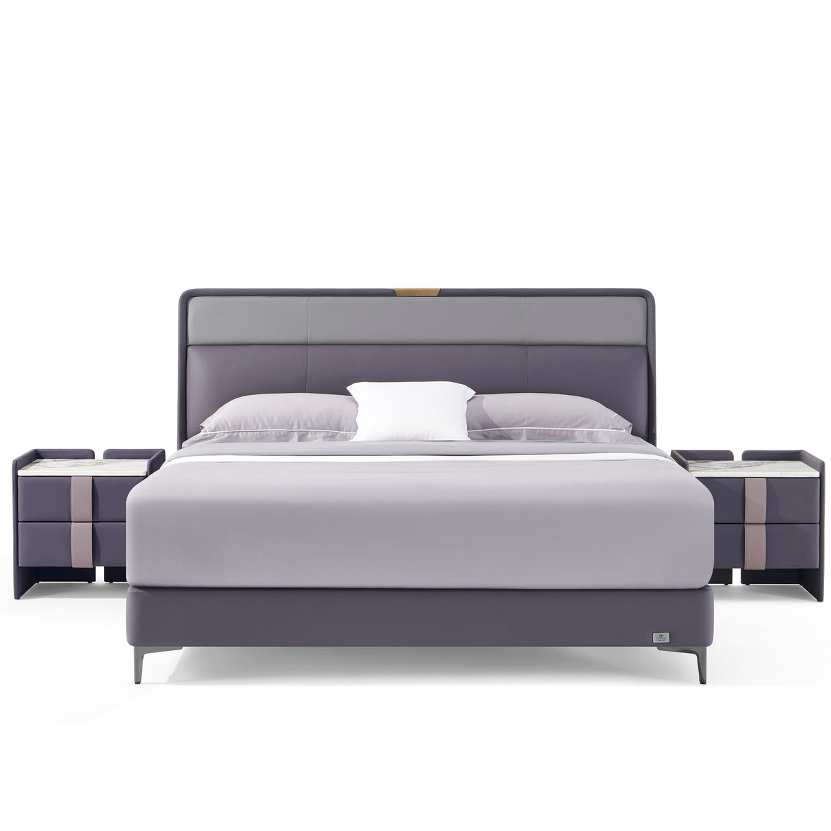 سرير روزا باللون الموف