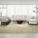 كنب لارين ثنائي باللون البيج