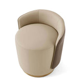 كرسي تسريحة نولا باللون البني