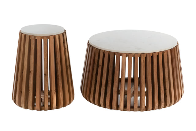 طاولة قهوة فايا باللون البنى | من هاي بوينت