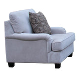 كنب ميرا فردي باللون الرمادي الفاتح