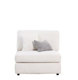 كنب أوريون فردي باللون الأبيض