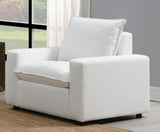 كنب ميلاندا باللون الأبيض