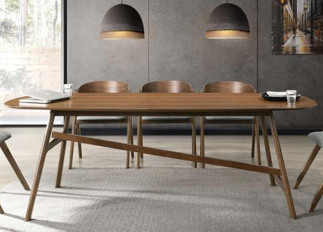 طقم طاولة طعام ألورا باللون البني | من هاي بوينت