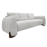 كنب فيورا رباعي باللون الرمادي