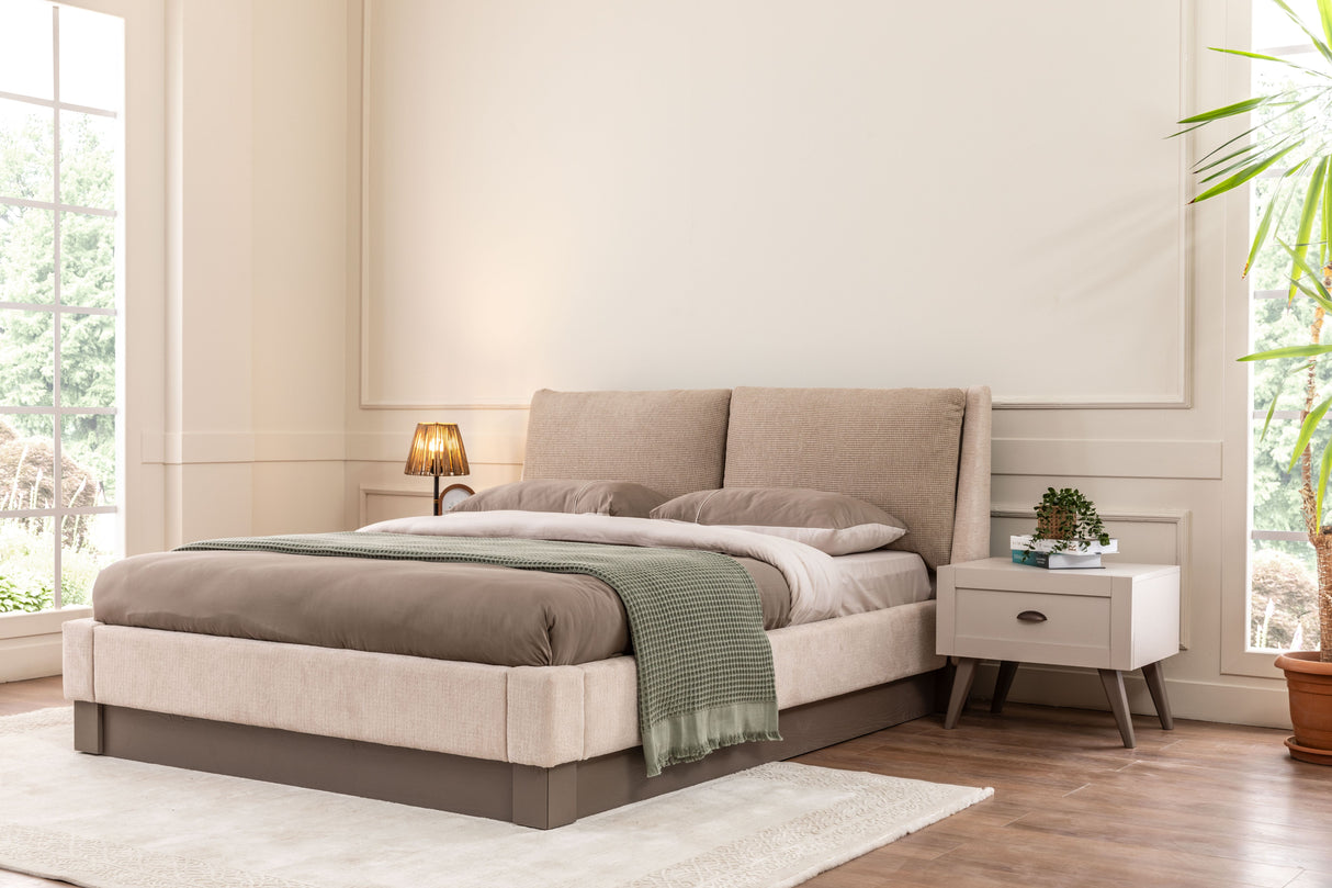 سرير موس باللون البيج