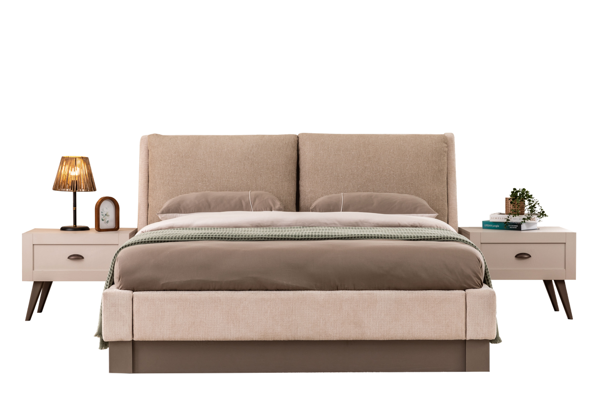 سرير موس باللون البيج