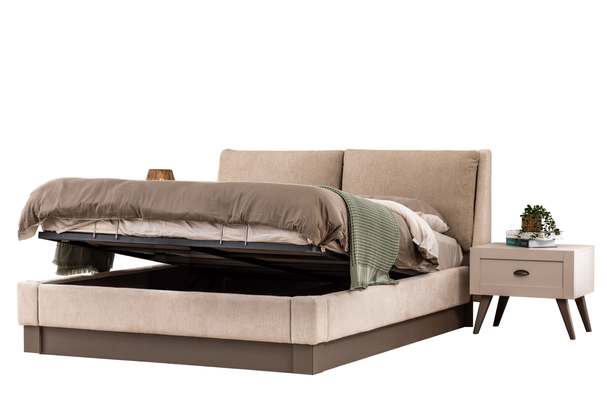 سرير موس باللون البيج