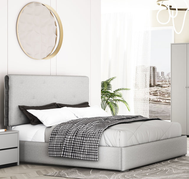 سرير جراون باللون الرمادي | من هاي بوينت