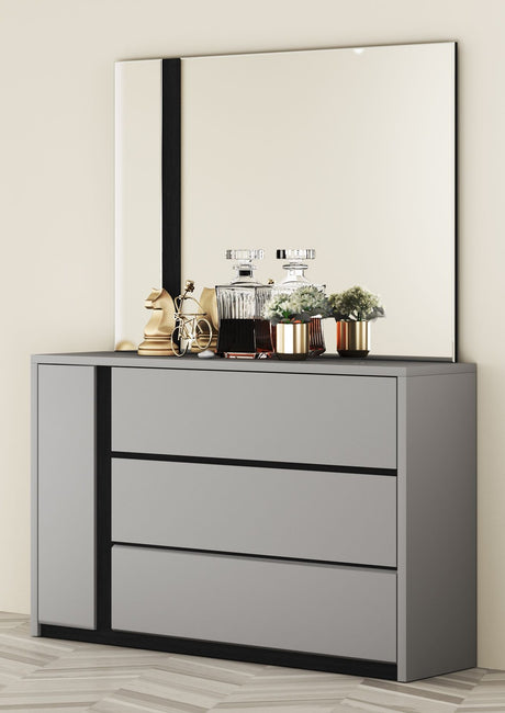 تسريحة جراون مع مراية باللون الرمادي | من هاي بوينت