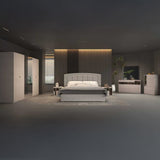 غرفة نوم سافينا باللون الأبيض