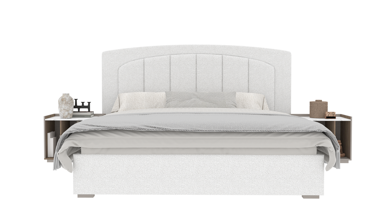 غرفة نوم سافينا باللون الأبيض