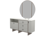 غرفة نوم رولانا باللون الرمادي الفاتح