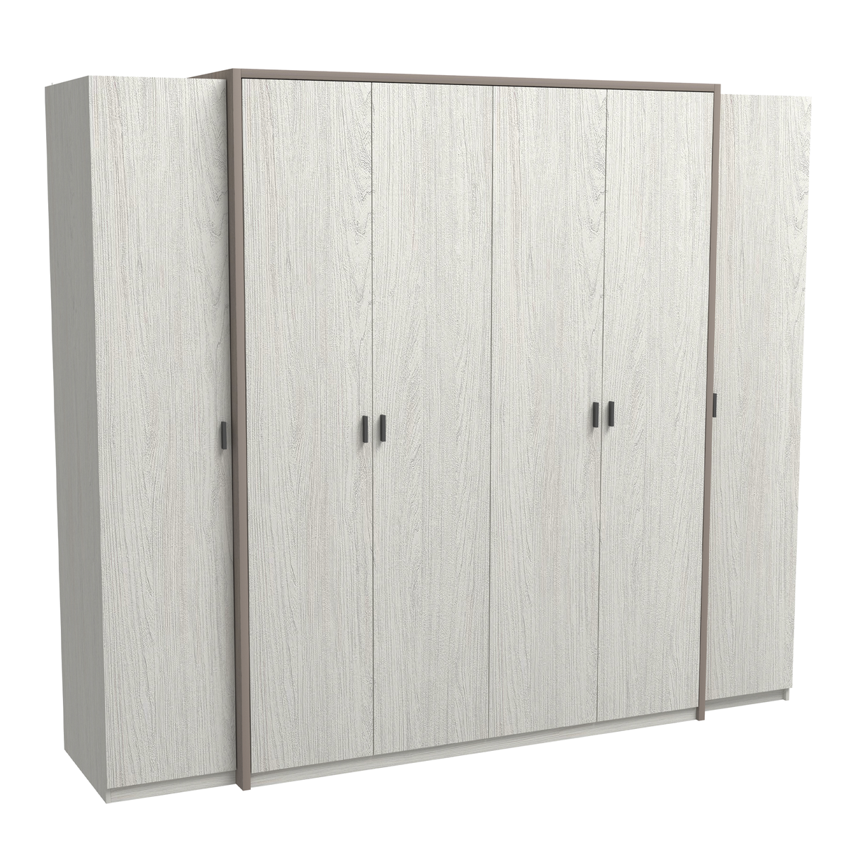 دولاب رولانا باللون الرمادي الفاتح