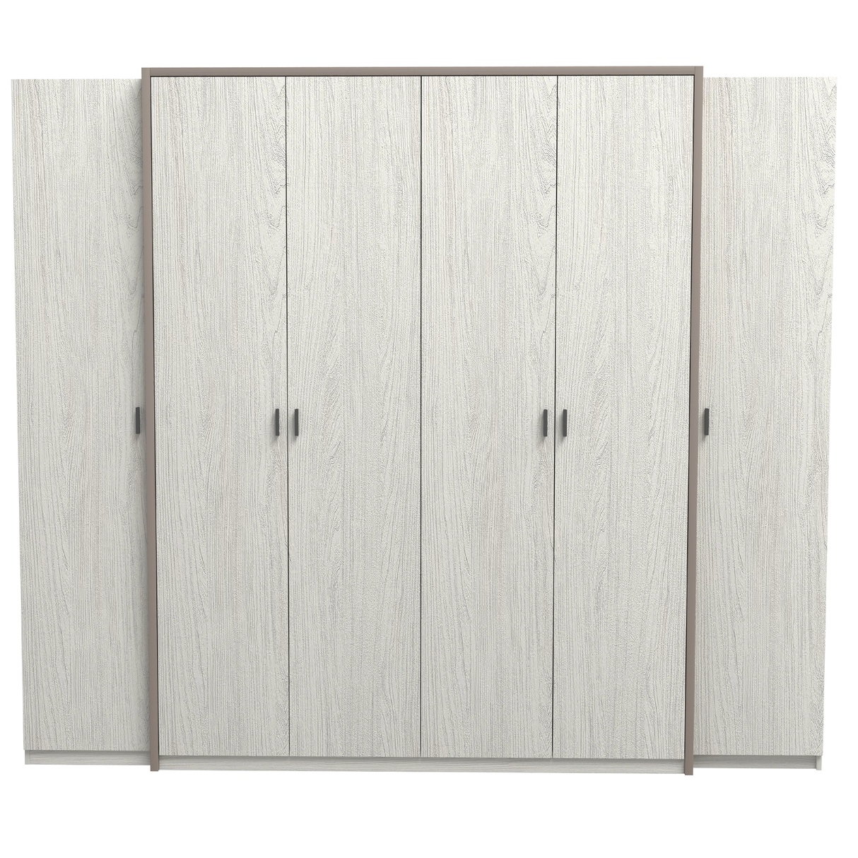 دولاب رولانا باللون الرمادي الفاتح