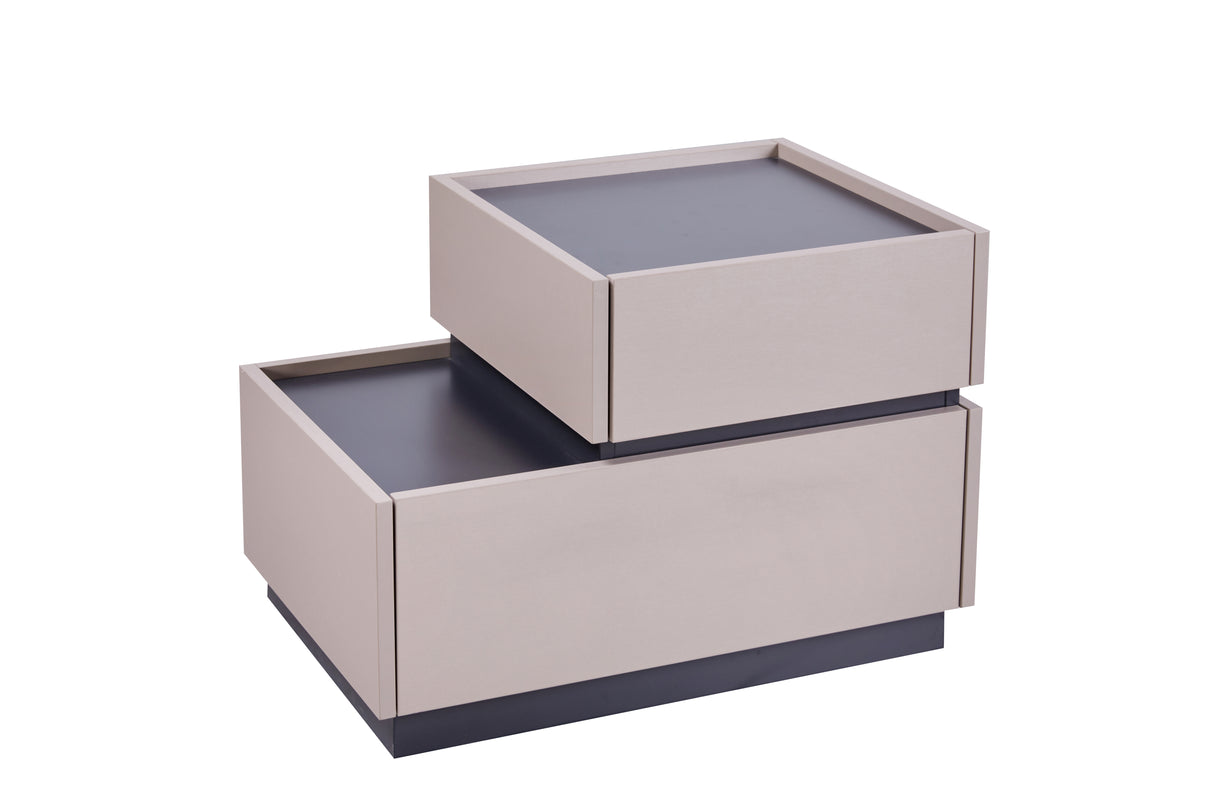 غرفة نوم أمارا باللون الرمادي الفاتح