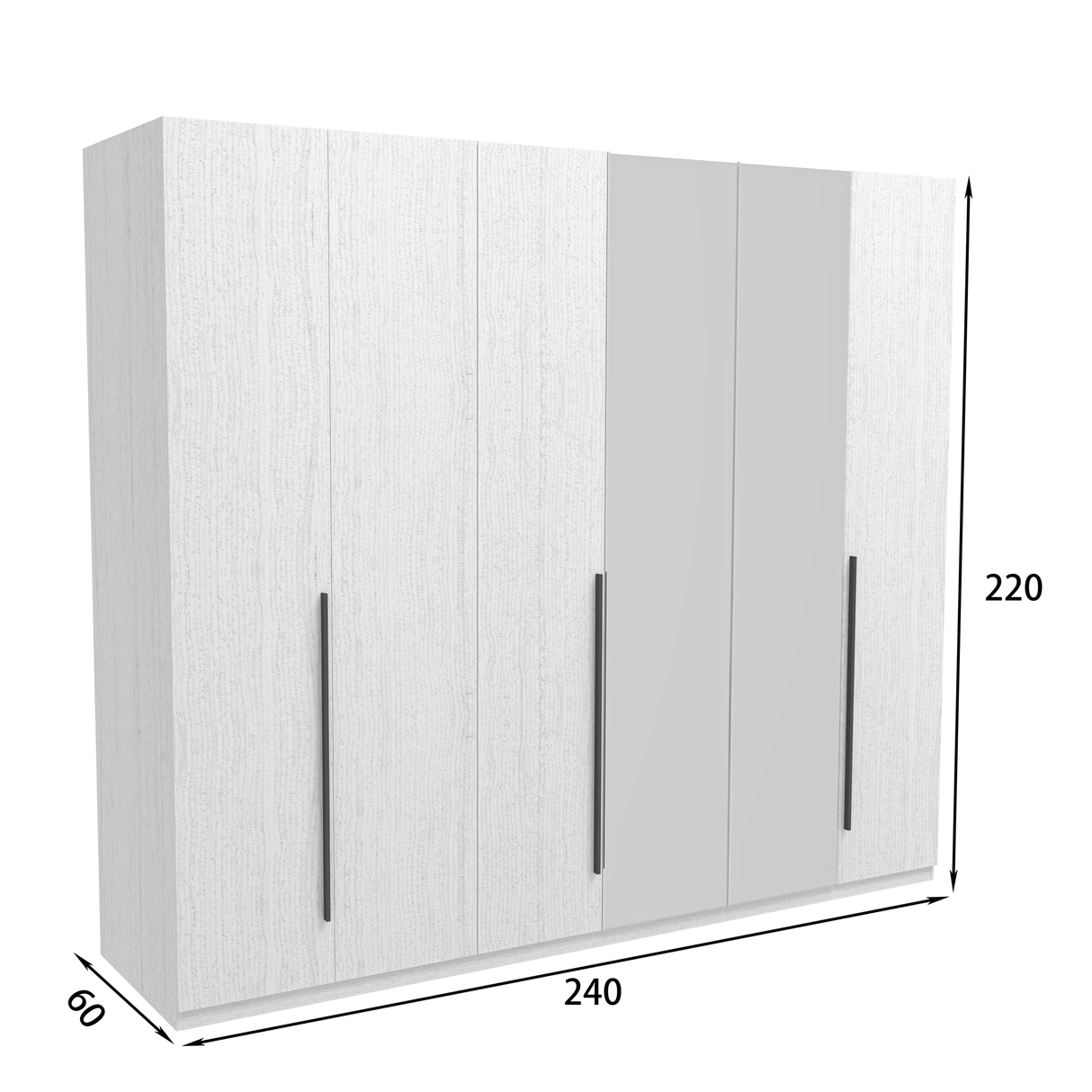 دولاب أورينا باللون الأبيض