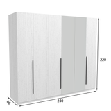 دولاب أورينا باللون الأبيض