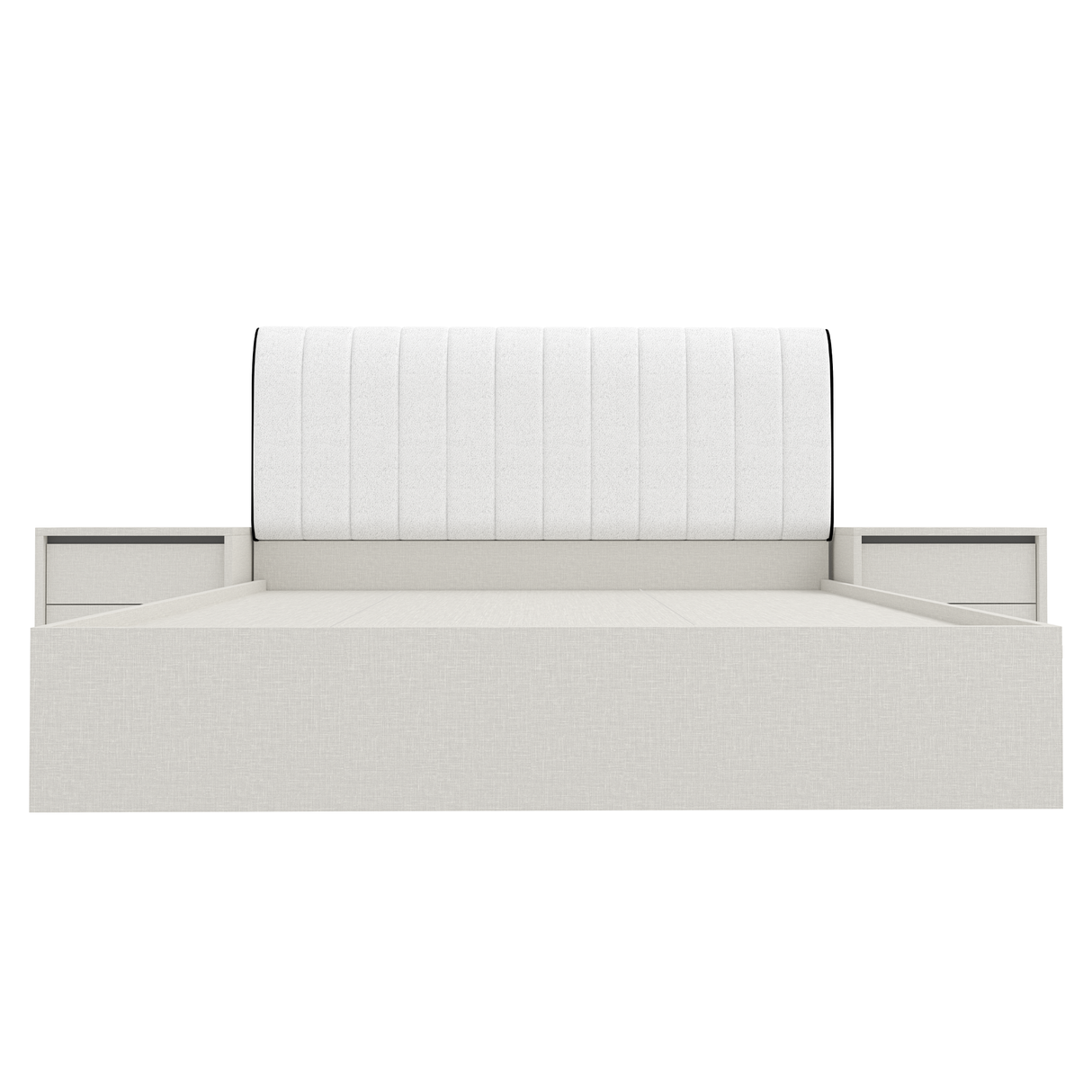 سرير ماريندا باللون الأبيض