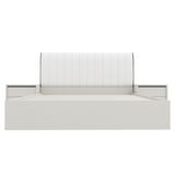 سرير ماريندا باللون الأبيض