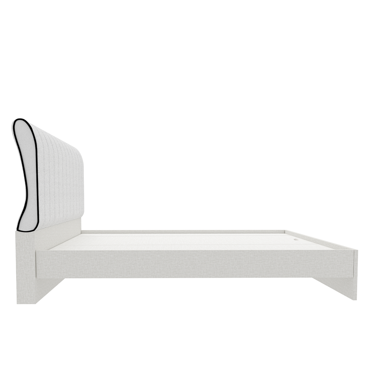 سرير ماريندا باللون الأبيض