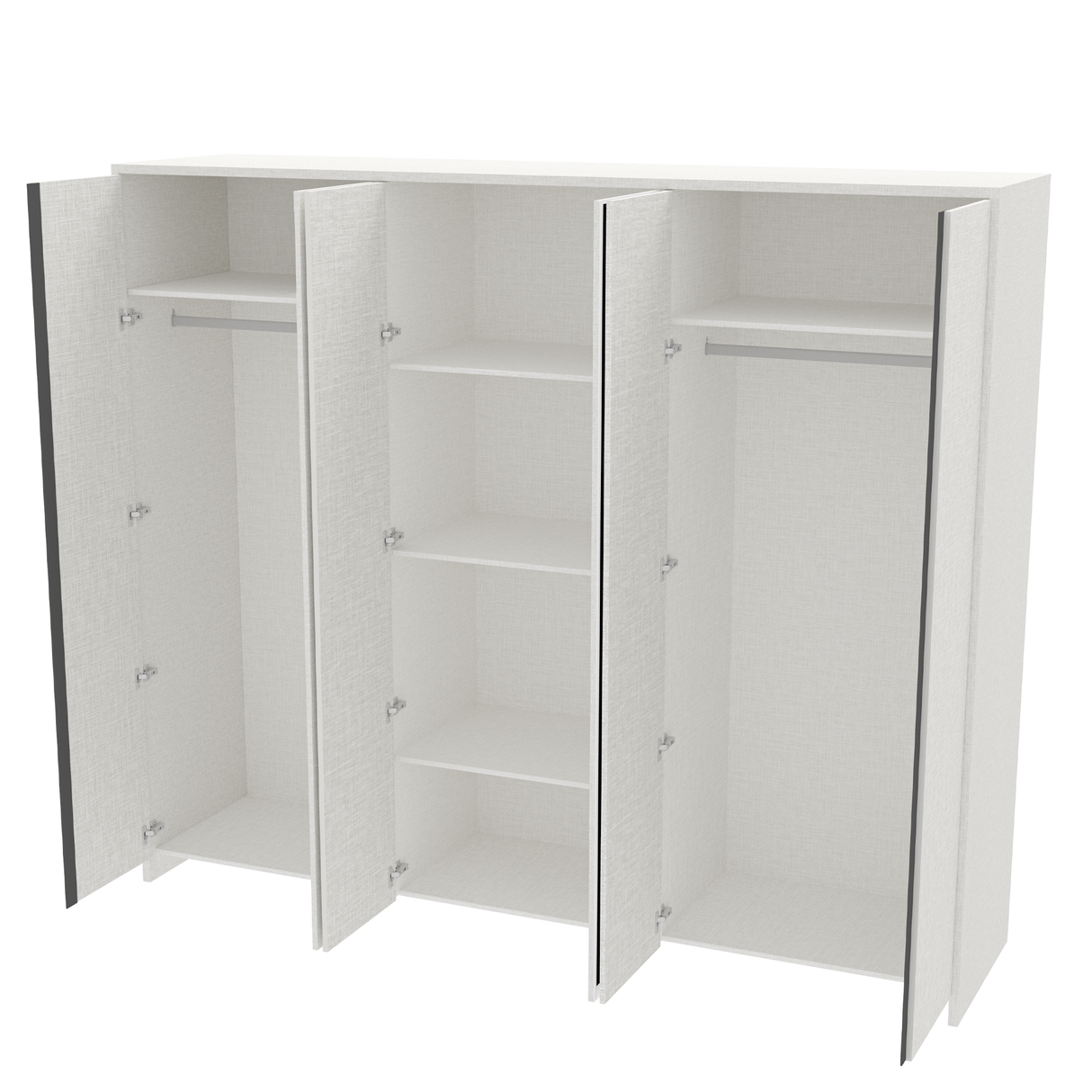 دولاب ماريندا باللون الأبيض