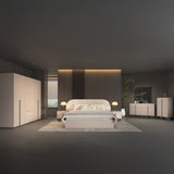 غرفة نوم لارويفا باللون البيج