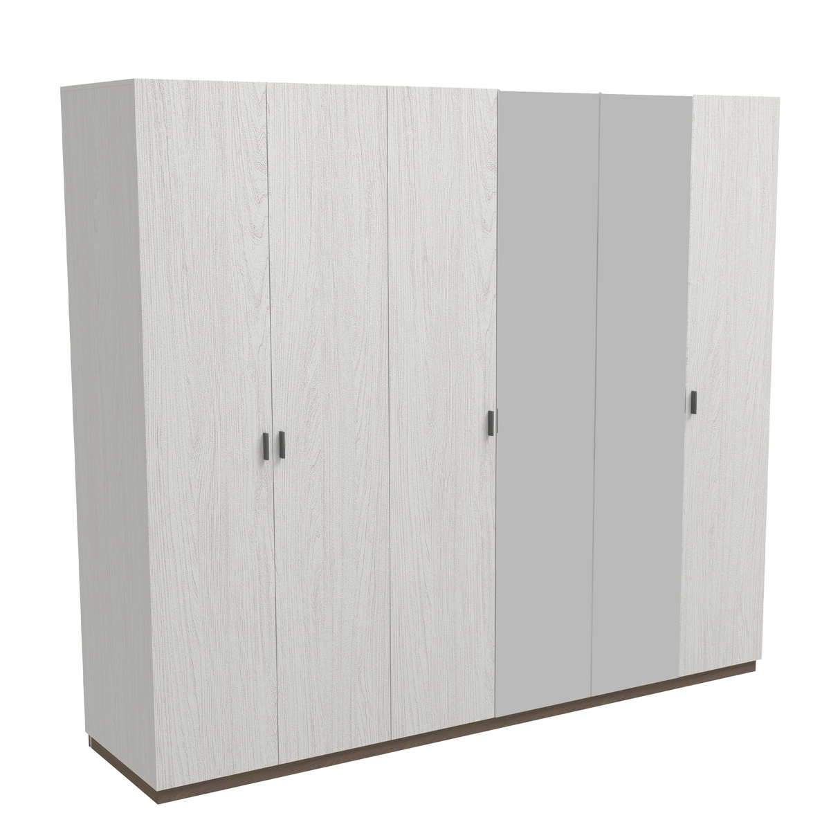 دولاب سيرينا باللون الرمادي الفاتح