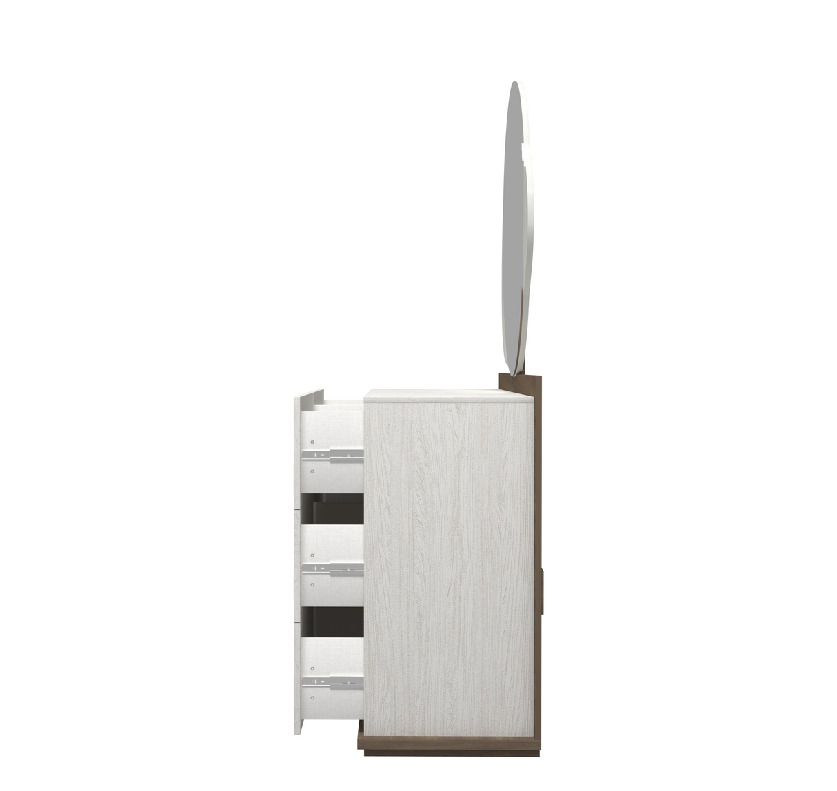 غرفة نوم سيرينا باللون الرمادي الفاتح